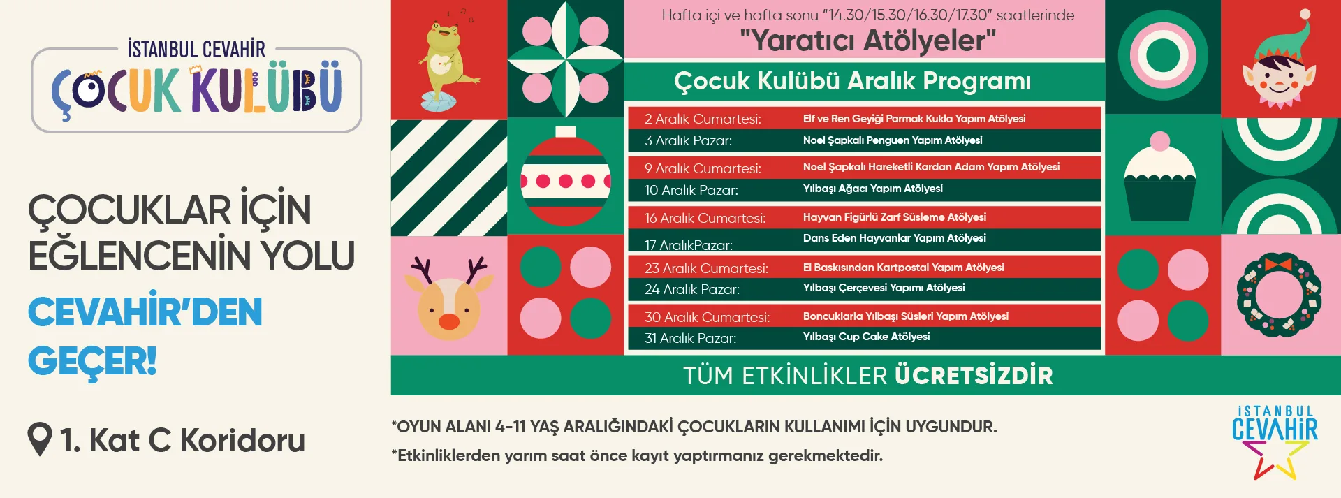 Çocuklar için Eğlence Cevahir’den Geçer!
