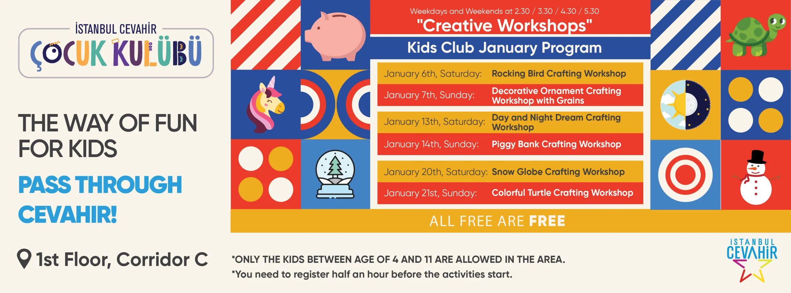 The Way Of Fun for Kids Pass Through Cevahir!