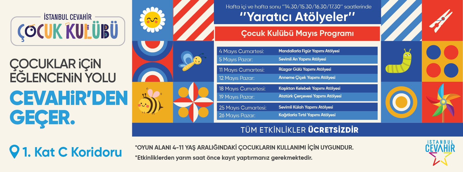 Çocuklar için Eğlence Cevahir’den Geçer!
