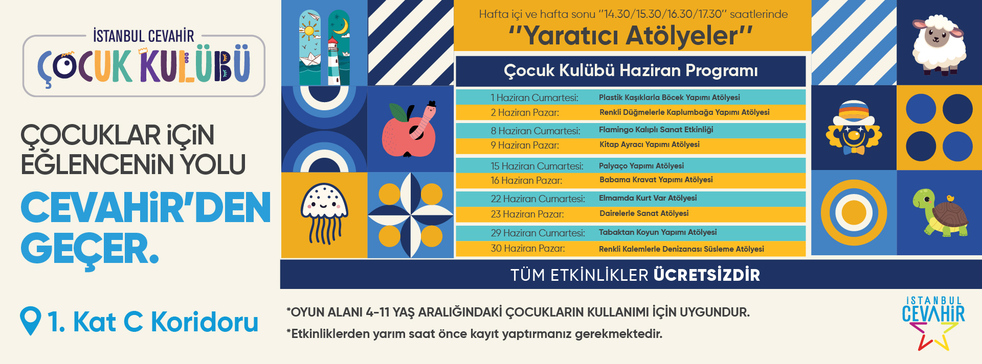 Çocuklar için Eğlence Cevahir’den Geçer!