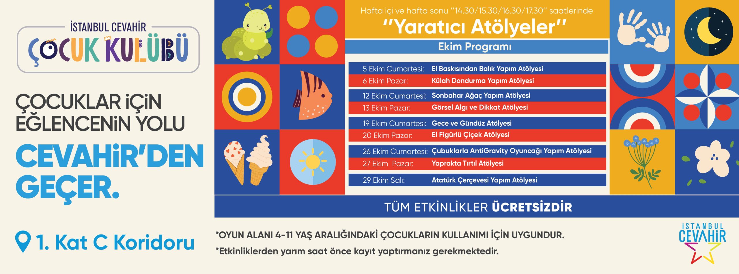 Çocuklar için Eğlence Cevahir’den Geçer!