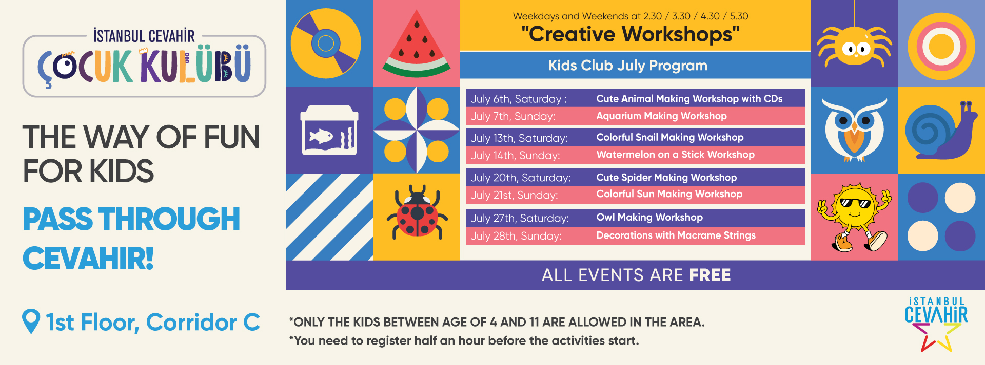 The Way Of Fun for Kids Pass Through Cevahir
