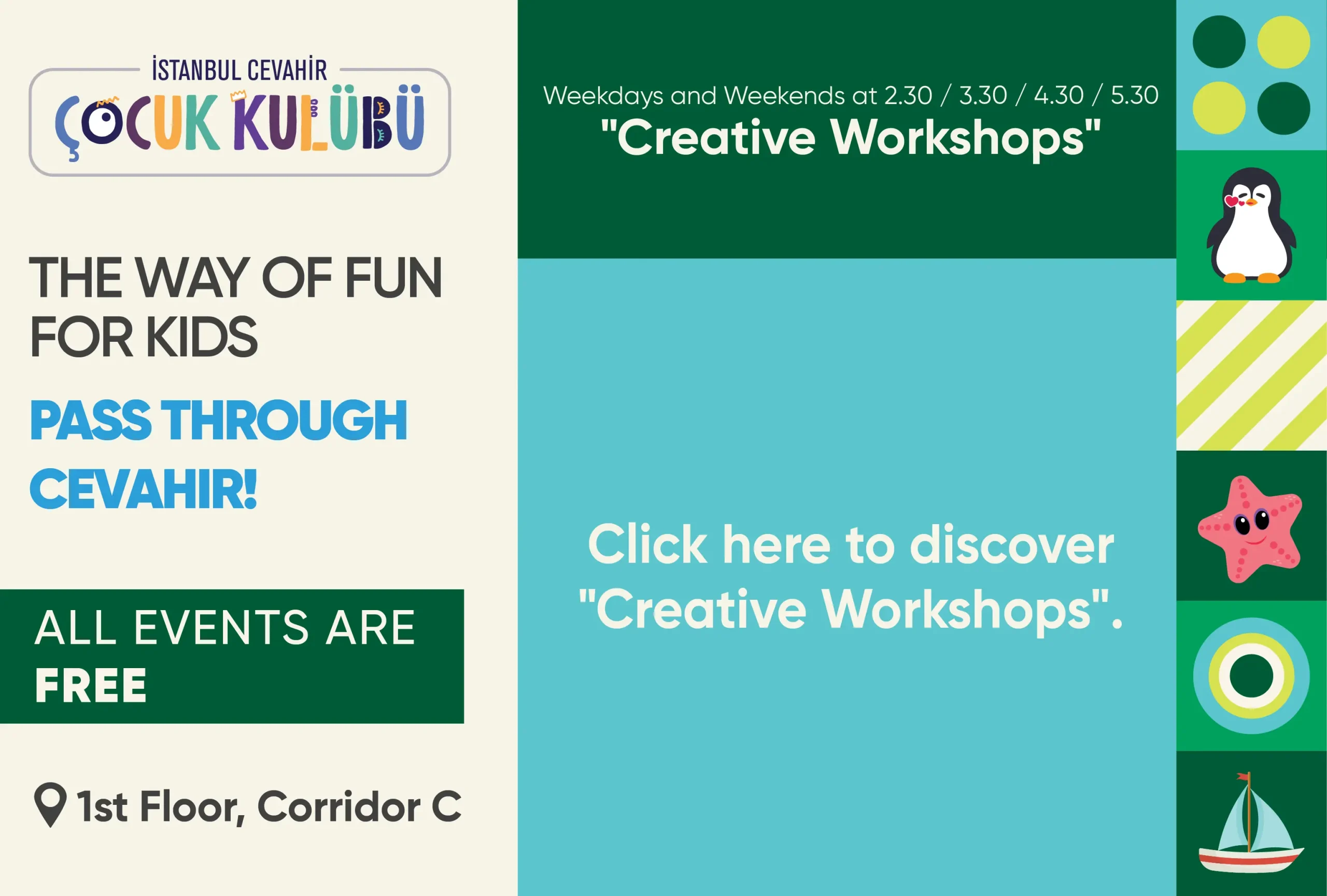The Way Of Fun for Kids Pass Through Cevahir