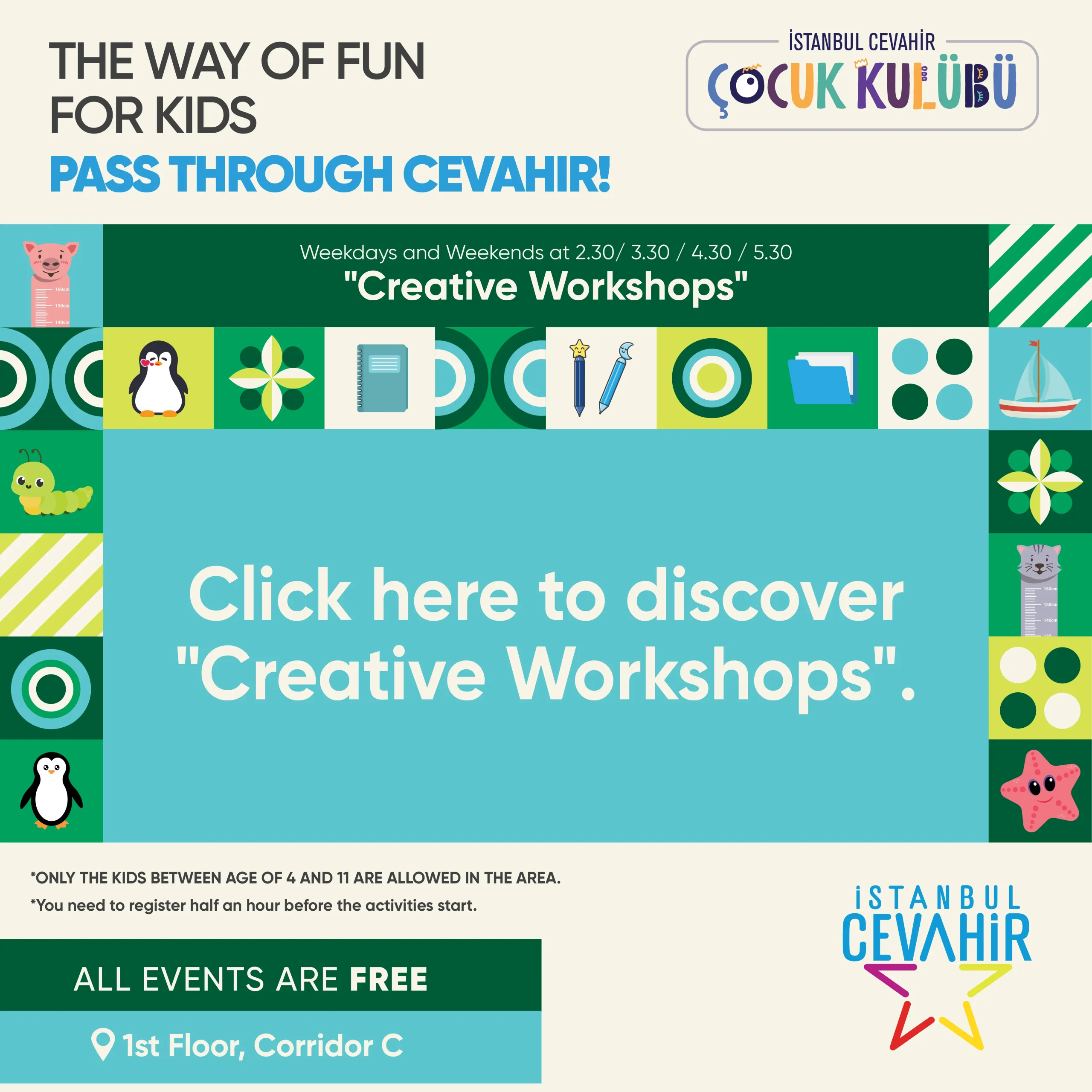 The Way Of Fun for Kids Pass Through Cevahir