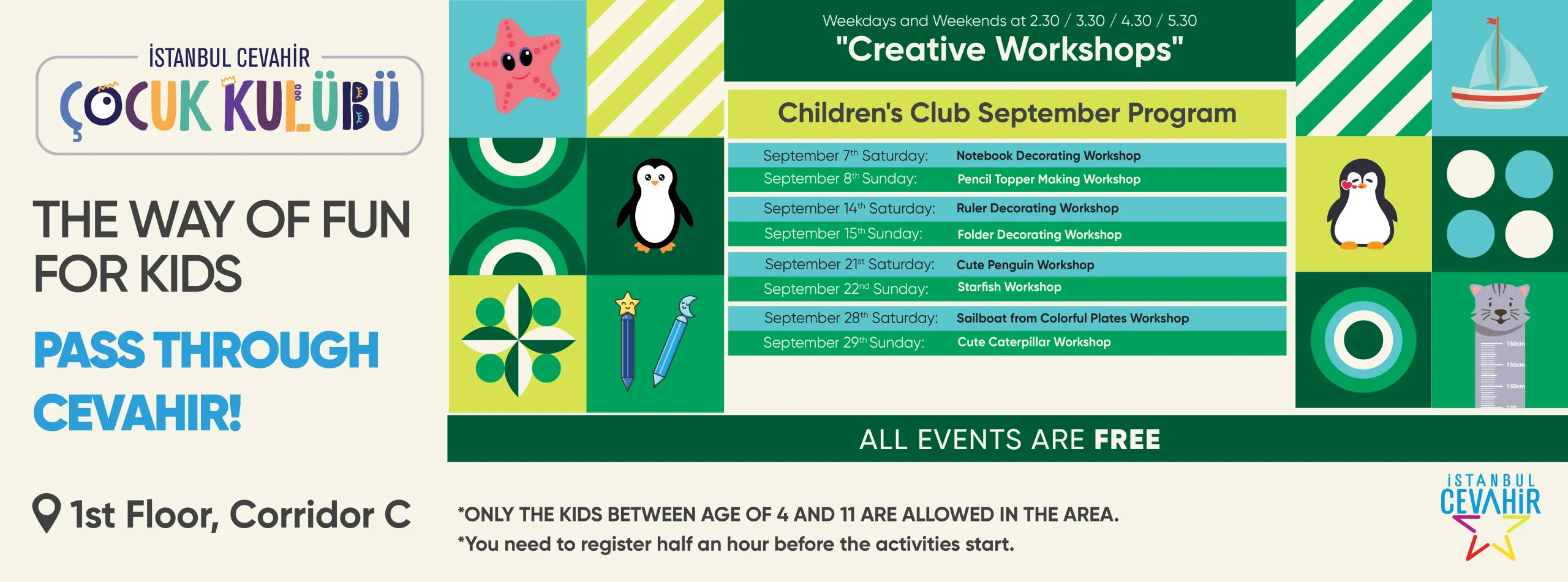 The Way Of Fun for Kids Pass Through Cevahir