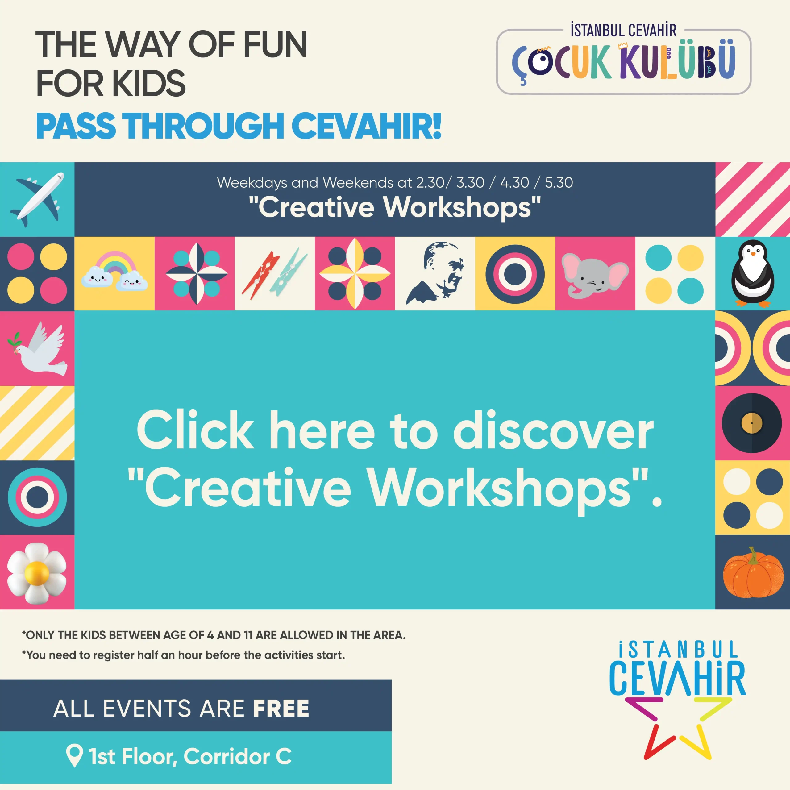 The Way Of Fun for Kids Pass Through Cevahir