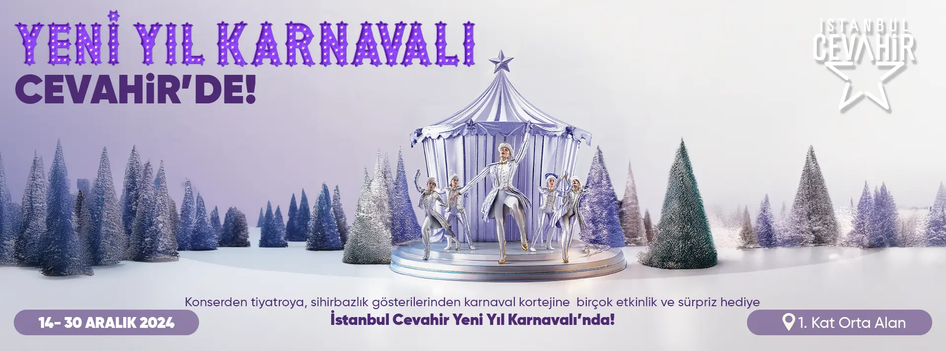 Yeni Yıl Çoşkusu İstanbul Cevahir’de!